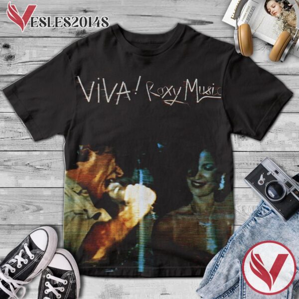 Roxy Music Viva Album Cover Shirt, Perfect Gifts For Music Lovers - Vesles2014S