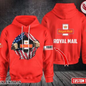 Royal Mail Uniform Custom Hoodie Style 2 - Vesles2014S