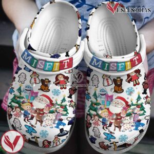 Rudolph The Red Nosed Reindeer Island of Misfit Toys Cartoon Crocs Crocband Clogs Shoes Comfortable For Men Women and Kids, Unique Gift From  Vesles2014S
