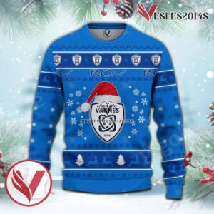 Rugby Club Vannes Sport Ugly Christmas Sweater, Unique Gifts For Fans - Vesles2014aS 2