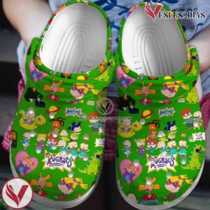 Rugrats Cartoon Crocs Crocband Clogs Shoes Comfortable For Men Women and Kids Style 1, Unique Gift From  Vesles2014S