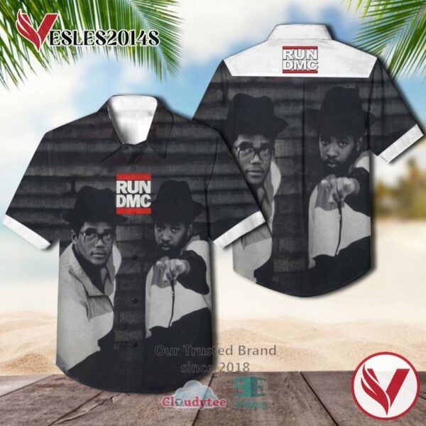Run D.M.C. Run Album Hawaiian Shirt, Best Gift For Music Lovers Vesles2014S