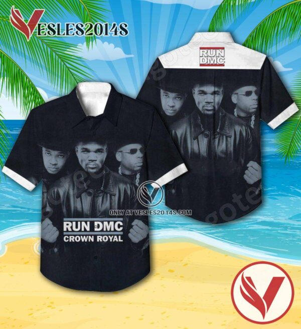 Run Dmc Crown Royal Album Cover Hawaiian Shirt, Unique Gifts For Music Lovers - Vesles2014S