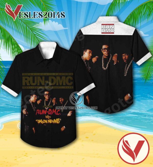 Run Dmc Together Forever Greatest Hits 1983-1991 Album Cover Hawaiian Shirt, Unique Gifts For Music Lovers - Vesles2014S