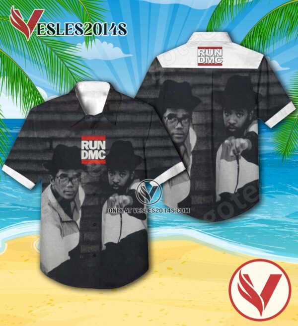 Run-d.m.c. Debut Studio Album Cover Hawaiian Shirt, Unique Gifts For Music Lovers - Vesles2014S