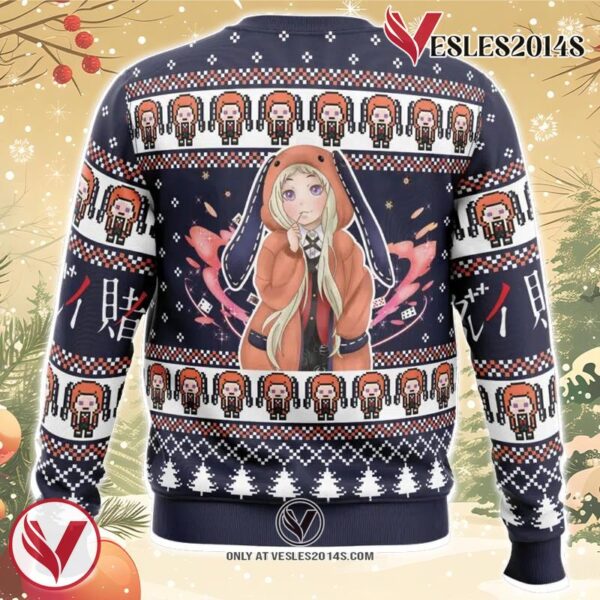 Runa Yomozuki Kakegurui Ugly Christmas Sweater, Unique Christmas Gift For Fans - Vesles2014S 1