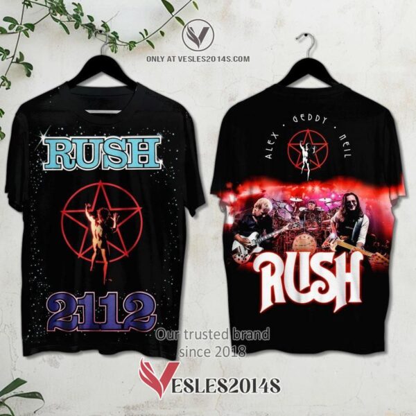 Rush 2122 Alex Geddy Hell Album 3D Shirt, Unique Gifts For Music Lovers - Vesles2014S