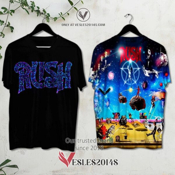Rush Albums 3D Shirt, Unique Gifts For Music Lovers - Vesles2014S