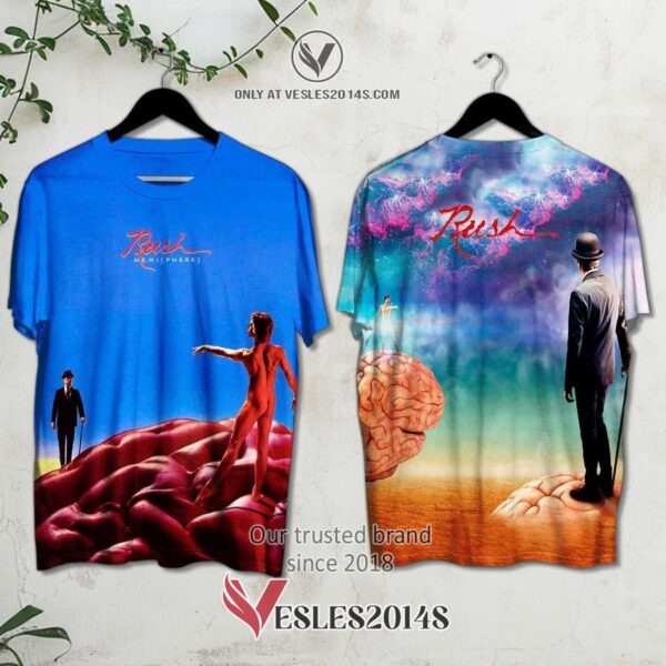 Rush Hemispheres Album 3D Shirt, Unique Gifts For Music Lovers - Vesles2014S