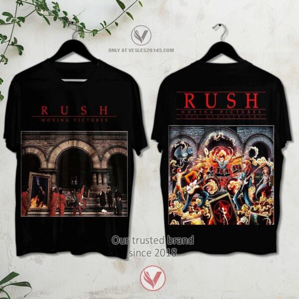 Rush Moving Pictures Album 3D Shirt – LIMITED EDITION