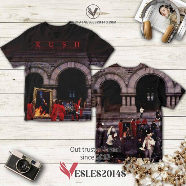 Rush-Moving Pictures Album 3D Shirt, Perfect Gifts For Music Lovers - Vesles2014S