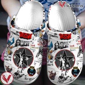 Rush Rock Band Music Crocs Crocband Clogs Shoes, Unique Gifts For Fans - Vesles2014S