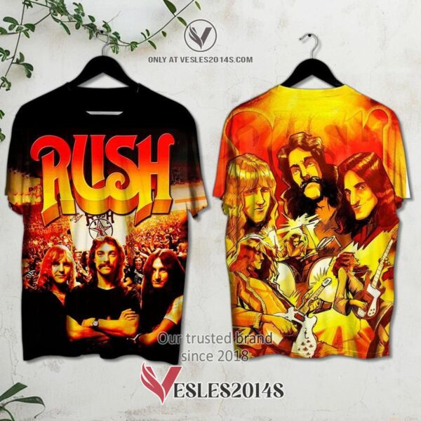 Rush The show Album 3D Shirt, Unique Gifts For Music Lovers - Vesles2014S