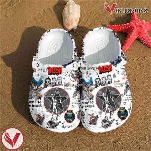Rush’s Lifeson and Lee Music Crocs Crocband Clogs Shoes, Unique Gifts For Fans - Vesles2014S 3