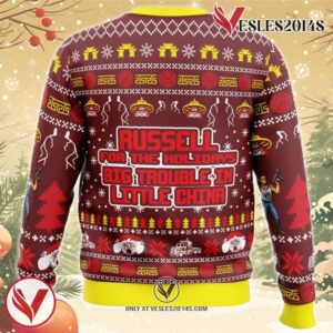 Russell for the Holidays Big Trouble in Little China Ugly Christmas Sweater, Unique Christmas Gift For Fans - Vesles2014S 1