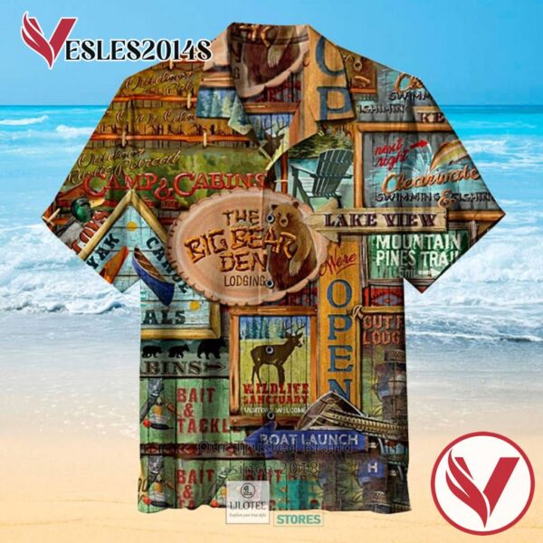 Rustic Lodge Rustic Signs 2 Casual Hawaiian Shirt, Best Gifts For Summer Vesles2014S 1
