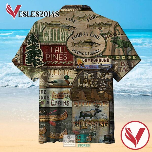 Rustic Lodge Rustic Signs Casual Hawaiian Shirt, Best Gifts For Summer Vesles2014S 2
