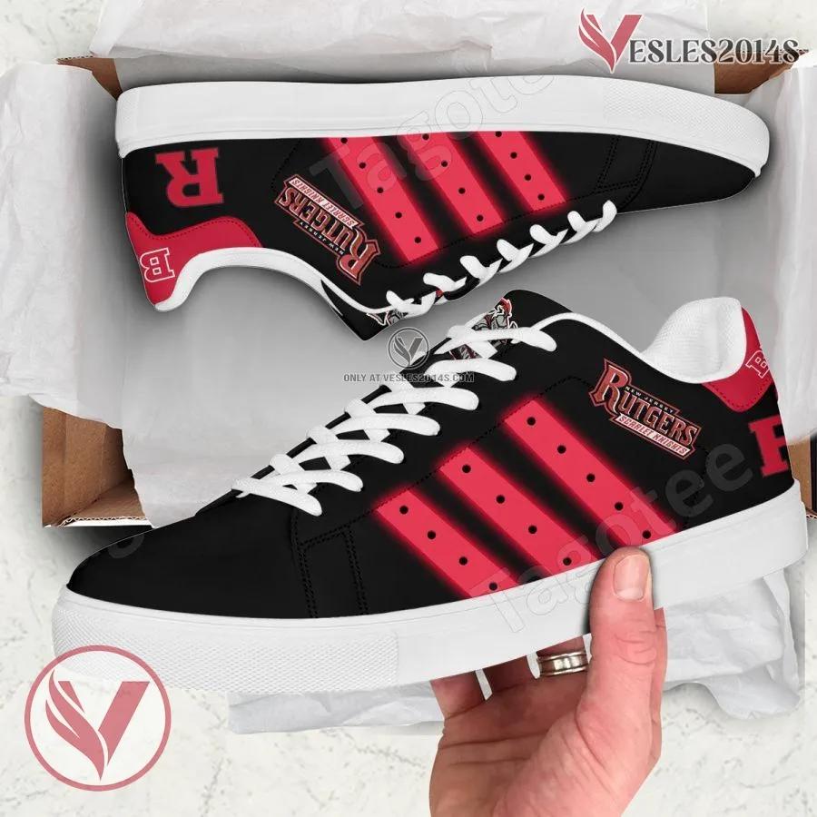 Rutgers Scarlet Knights Print Stan Smith Shoes, Best Sneaker For Fans - Vesles2014s 1