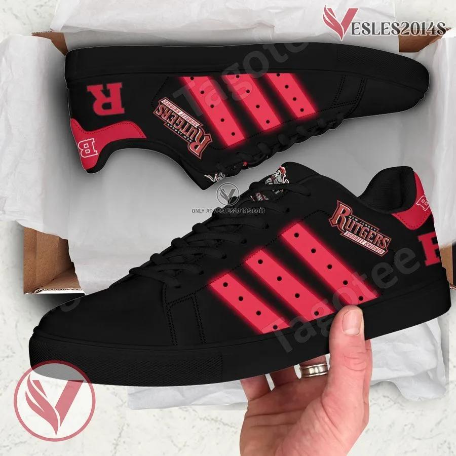 Rutgers Scarlet Knights Print Stan Smith Shoes, Best Sneaker For Fans - Vesles2014s