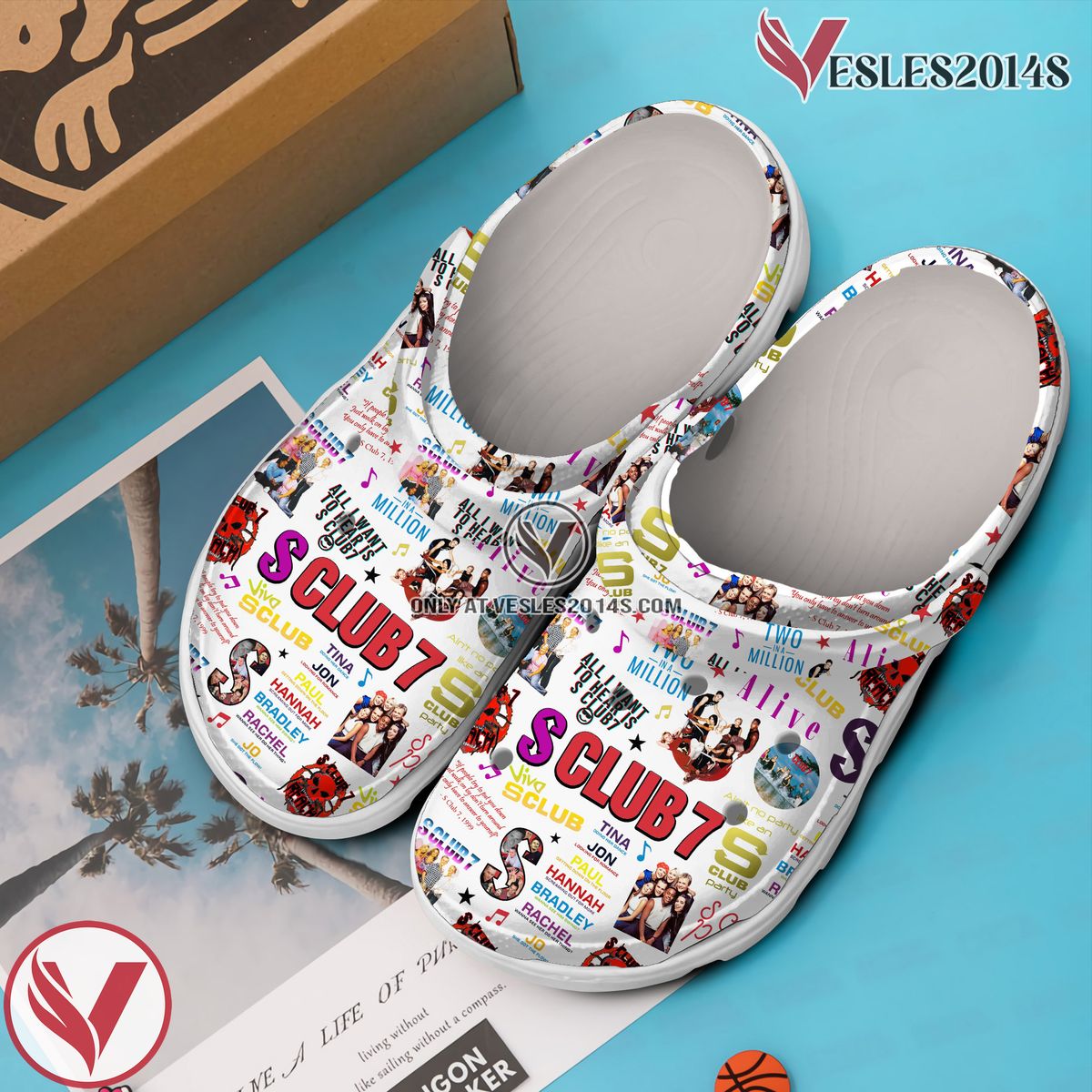 S Club 7 Music Crocs Crocband Clogs Shoes, Unique Gifts For Fans - Vesles2014S 2