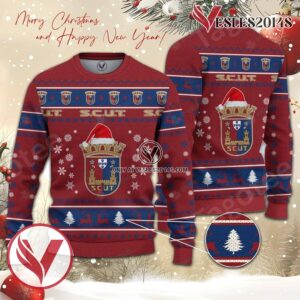 S.C.U. Torreense Sport Ugly Christmas Sweater, Unique Gifts For Fans - Vesles2014aS 1