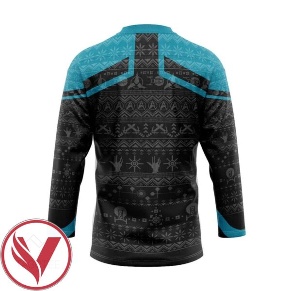 S.T Picard 2020 Blue Ugly Christmas Custom Hockey Jersey, Trending Gifts For Fans - Vesles2014s 1