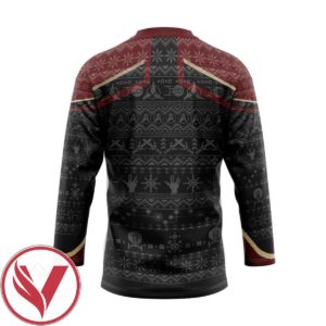 S.T Picard 2020 Red Ugly Christmas Custom Hockey Jersey, Trending Gifts For Fans - Vesles2014s 1