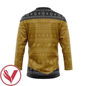 S.T The Next Generation 1987 Yellow Ugly Christmas Custom Hockey Jersey, Trending Gifts For Fans - Vesles2014s 1
