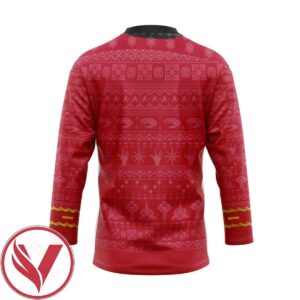 S.T The Original Series 1966 1969 Red Ugly Christmas Custom Hockey Jersey, Trending Gifts For Fans - Vesles2014s 1