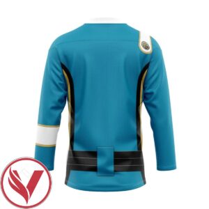 S.T Wrath of Khan Starfleet Blue Uniform Custom Hockey Jersey, Trending Gifts For Fans - Vesles2014s 1
