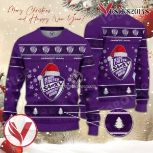 SA XV Charente Sport Ugly Christmas Sweater, Unique Gifts For Fans - Vesles2014aS 1