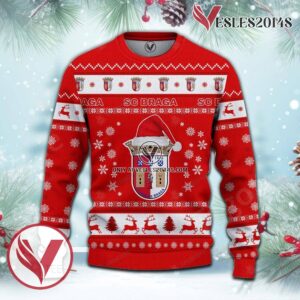 SC Braga Sport Ugly Christmas Sweater, Unique Gifts For Fans - Vesles2014aS 2