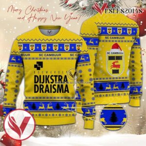 SC Cambuur Sport Ugly Christmas Sweater, Unique Gifts For Fans - Vesles2014aS 1