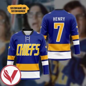 SS Charlestown Chiefs Custom Name Custom Number Hockey Jersey, Trending Gifts For Fans - Vesles2014s