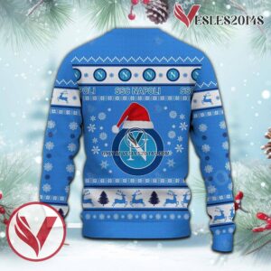 SSC Napoli Sport Ugly Christmas Sweater, Unique Gifts For Fans - Vesles2014aS 3