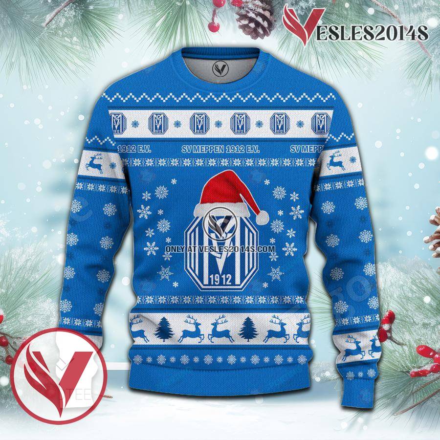 SV Meppen Sport Ugly Christmas Sweater, Unique Gifts For Fans - Vesles2014aS 2