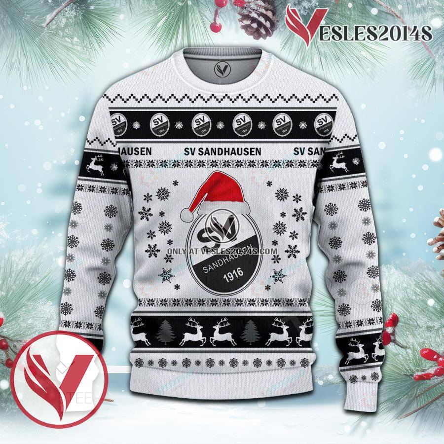 SV Sandhausen Sport Ugly Christmas Sweater, Unique Gifts For Fans - Vesles2014aS 2
