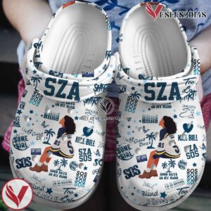 SZA Blind Music Crocs Crocband Clogs Shoes, Unique Gifts For Fans - Vesles2014S