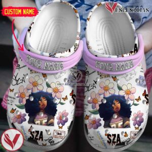 SZA Music Crocs Crocband Clogs Shoes, Unique Gifts For Fans Style 1 - Vesles2014S