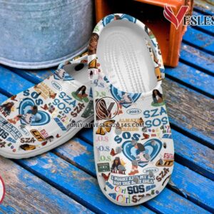 SZA Music Crocs Crocband Clogs Shoes, Unique Gifts For Fans Style 1 - Vesles2014S 4