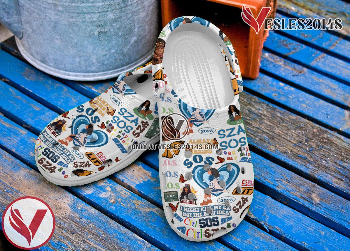 SZA Music Crocs Crocband Clogs Shoes, Unique Gifts For Fans Style 1 - Vesles2014S 4