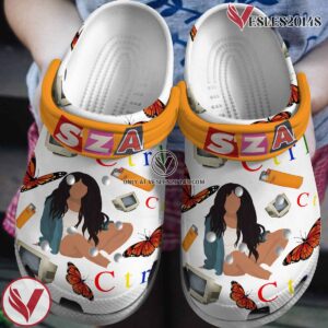 SZA Music Crocs Crocband Clogs Shoes, Unique Gifts For Fans Style 4 - Vesles2014S