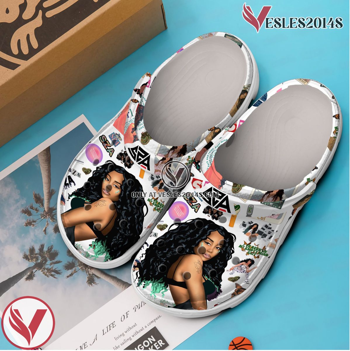 SZA Music Crocs Crocband Clogs Shoes, Unique Gifts For Fans Style 5 - Vesles2014S 2