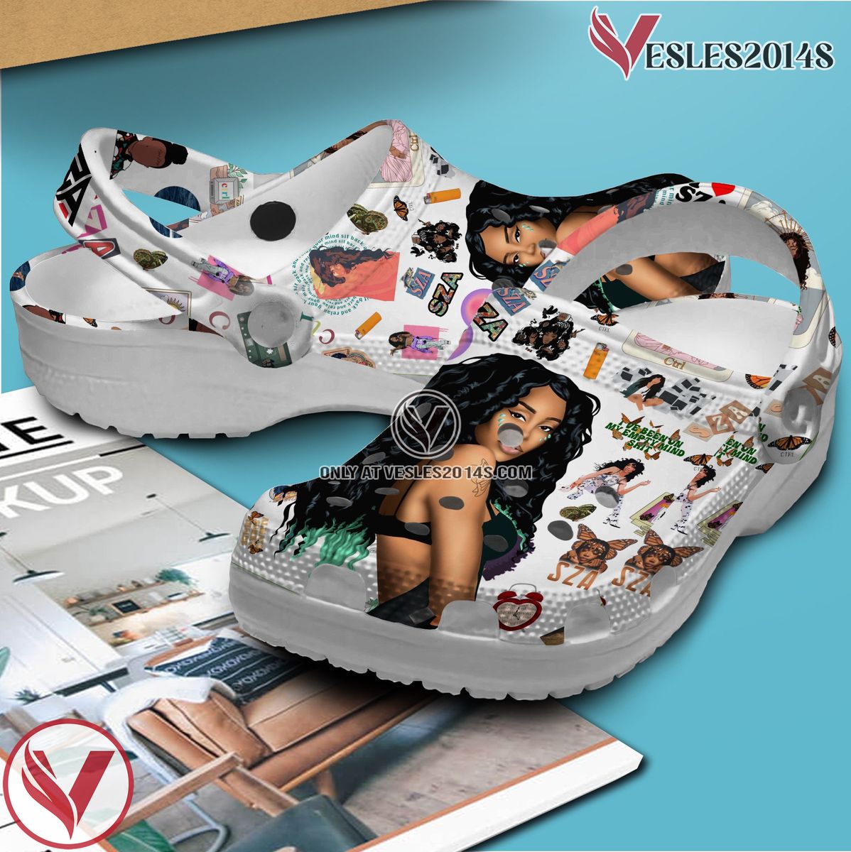 SZA Music Crocs Crocband Clogs Shoes, Unique Gifts For Fans Style 5 - Vesles2014S 3