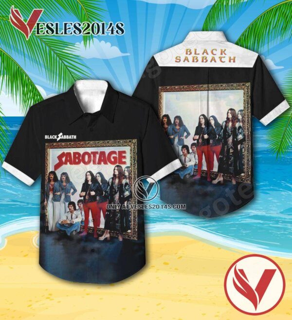 Sabotage Album By Black Sabbath Hawaiian Shirt, Unique Gifts For Music Lovers - Vesles2014S