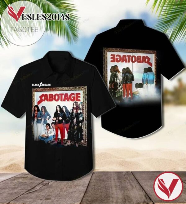 Sabotage Studio Album By Black Sabbath Hawaiian Shirt, Best Gift For Music Lovers Vesles2014S