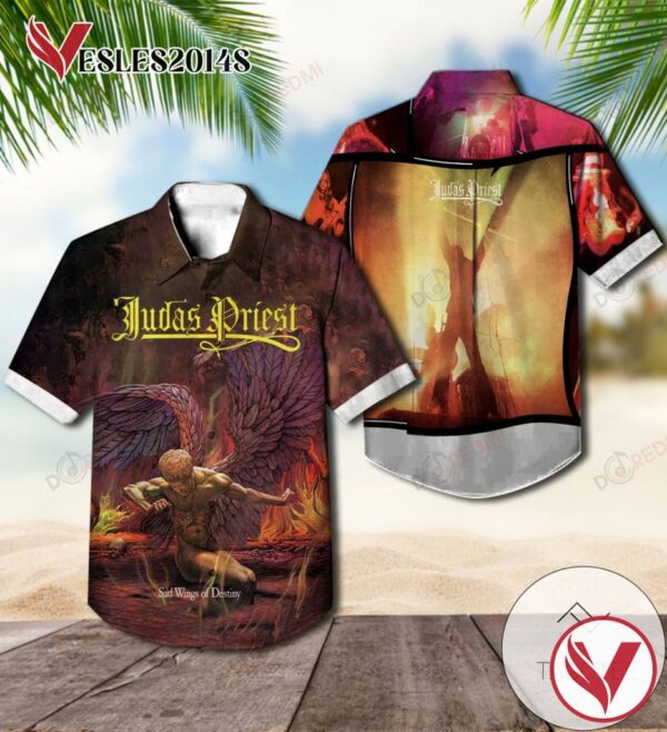 Sad Wings Of Destiny Studio Album By Judas Priest Hawaiian Shirt, Best Gift For Music Lovers Vesles2014S