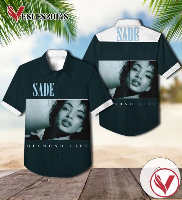 Sade Diamond Life Album Cover Hawaiian Shirt, Best Gift For Music Lovers Vesles2014S