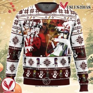 Saeko Busujima Highschool of the Dead Ugly Christmas Sweater, Unique Christmas Gift For Fans - Vesles2014S
