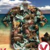 Safari Elephant Tropical Leaf Print Hawaiian Shirt, Unique Gifts For Friends - Vesles2014S 1